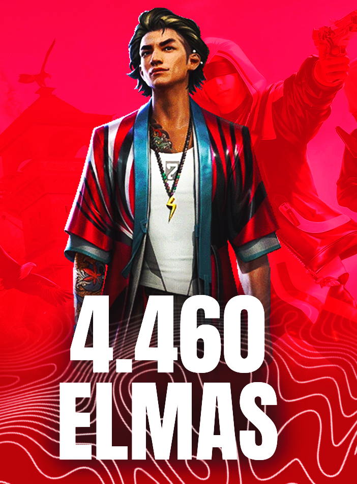 Free Fire 4.460 Elmas Süpriz Paket