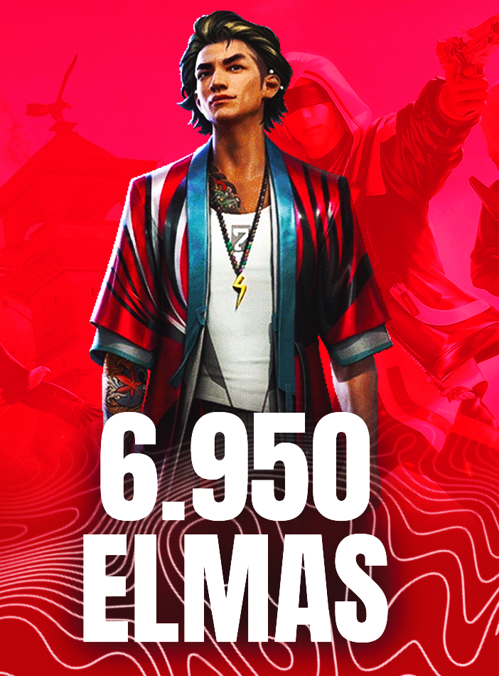 Free Fire 6.950 Elmas Süpriz Paket